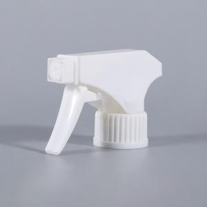China Automatic Aerosol 28mm Black Detergent/Cleaning Plastic Trigger Spray valve Spray Pump Head For Spray Bottle on sale