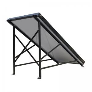 China Aluminum Flat Type Solar Collector With Black Chrome Absorber Plate Coating on sale