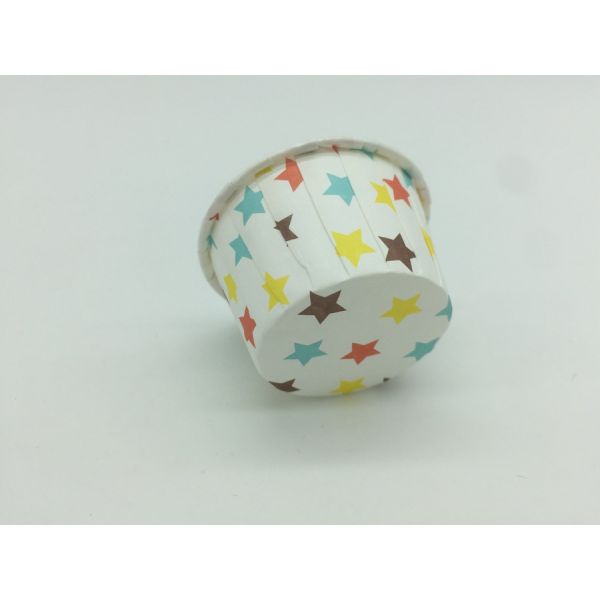 DIY Star PET Baking Cups Cupcake Decorating Tools Food Grade Paper Material