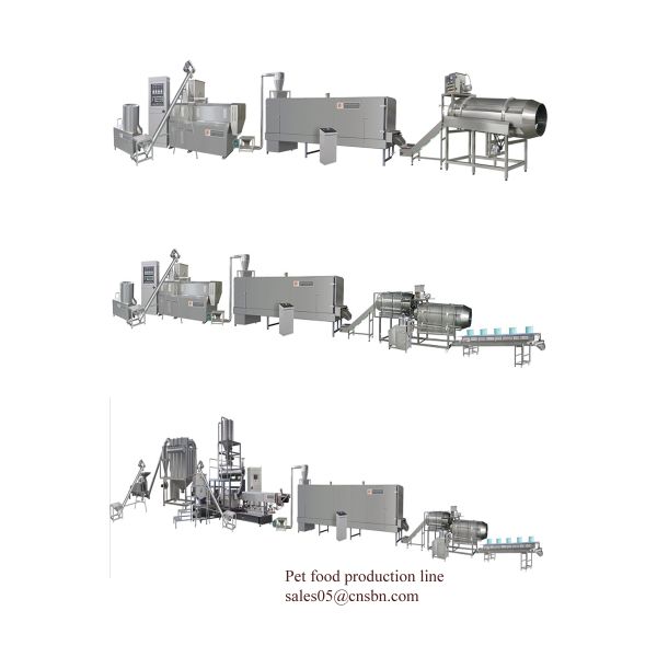 Service in place operation teaching pet food extruder machine