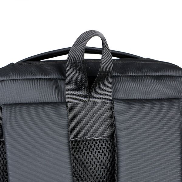No Logo Ready Goods Black Laptop Backpack Complicate And Luxury Backpack