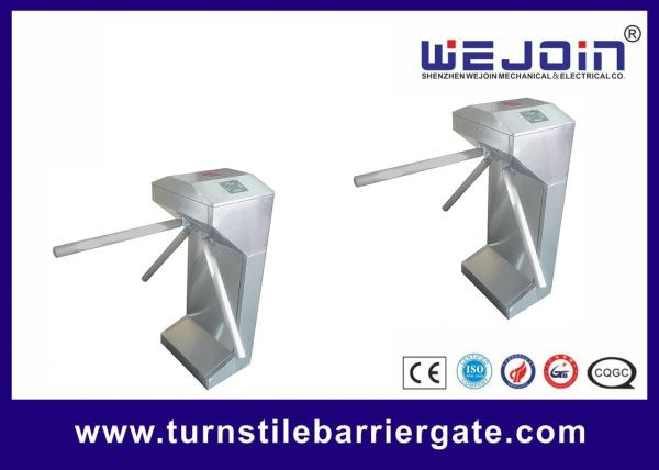 Quality Die Casting Vertical Tripod Turnstile 50W Automatic Rotating Arm Brush dc for sale