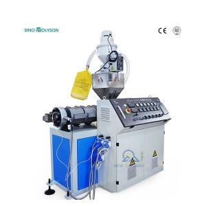 Buy cheap CE ISO9001 Single Screw Plastic Extruder Machine 75 Rpm product