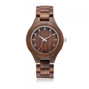 Buy cheap Multi Colors Japan Movement Quartz Watch All Wood Clock For Women Man product