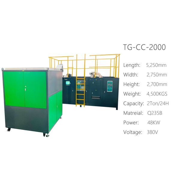 Solvents SUS304 Automatic Food Waste Decomposer Compost Processing