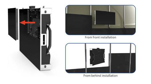 16/9 Ratio Indoor Fixed LED Display 4K Hd P1.56mm Light Weight Front Maintenance