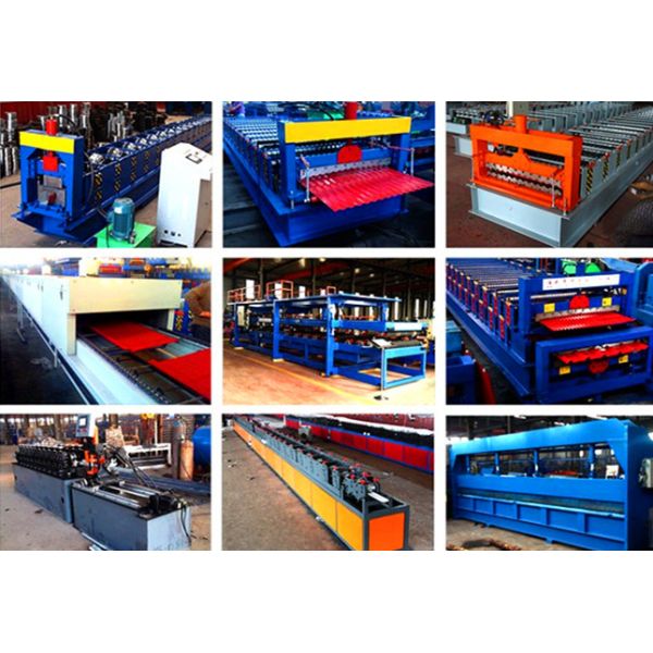 Jk 800 Corrugated Roll Forming Machine / Steel Sheet Roll Forming Machine