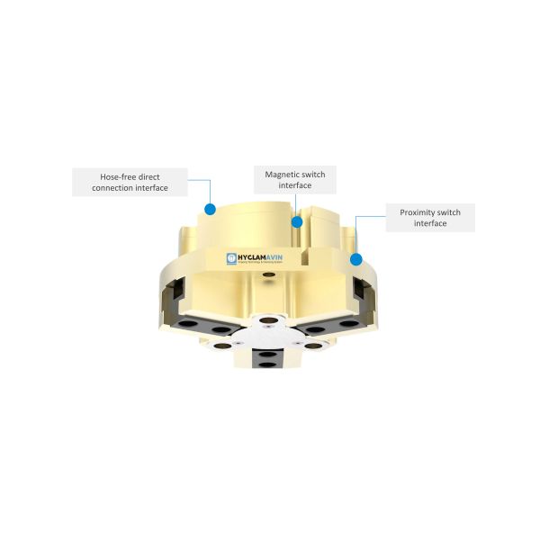 Parallel Pneumatic Gripper 3 Jaw Precision Pneumatic Grippers For Robots