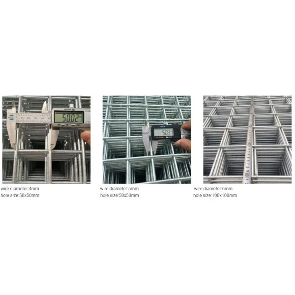 2X2 Galvanized Cattle Welded Wire Mesh Panel Sheet Corrosion Protection