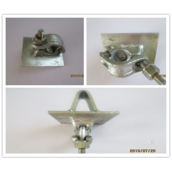 High load capacity forged single coupler welding For Square tube clamps