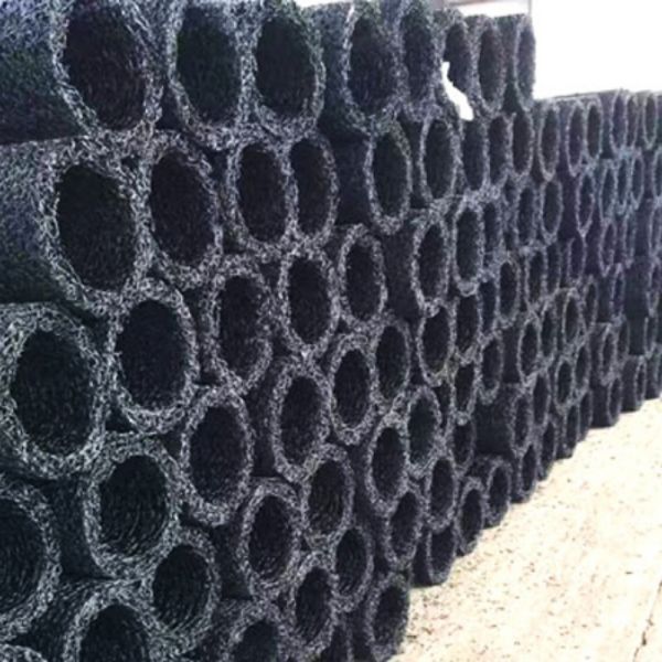 High Flow Plastic Drainage Ditch Lightweight Geocomposite Drainage Core For Infrastructure Engineering