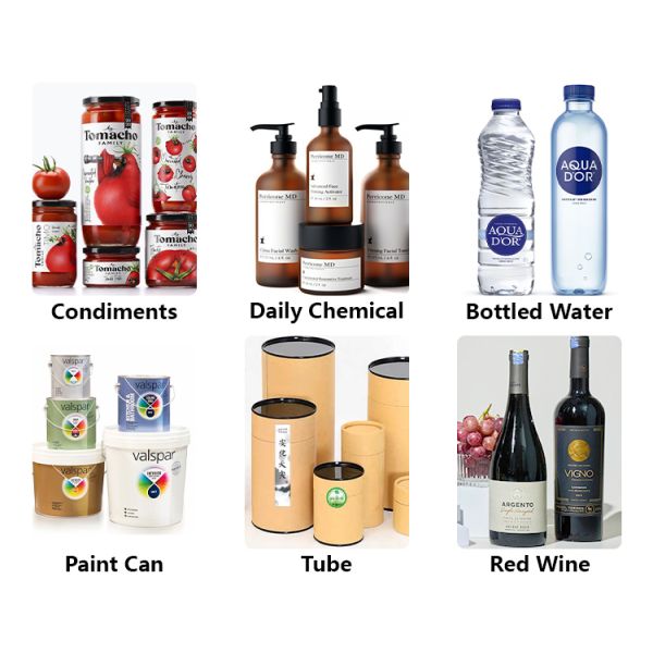 150Pcs/Min Automatic Glass Round Cold Glue Bottle Labeling Equipment Dispenser For Jars Cans
