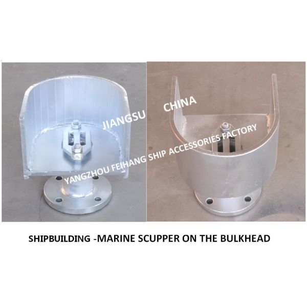 Marine Deck Leakage Port Circular Deck Leakage Port YA40 CB/T3885-2004 Carbon Steel Hot-Dip Galvanized