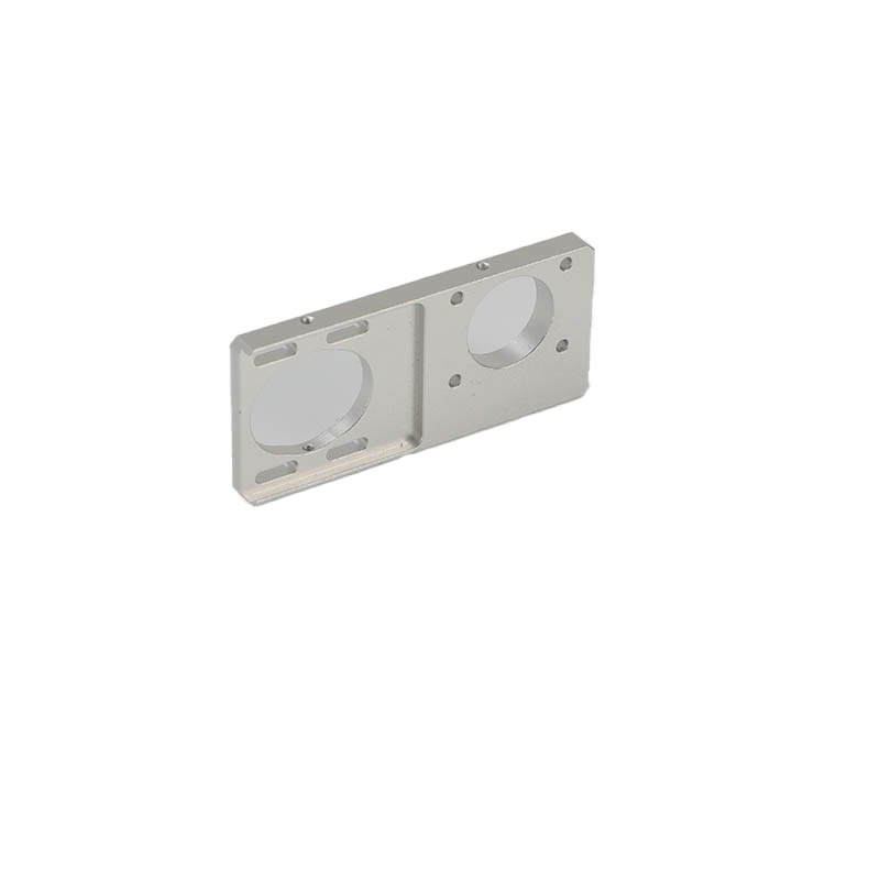 High Precision CNC Components Parts Industrial Silver Hollow Design