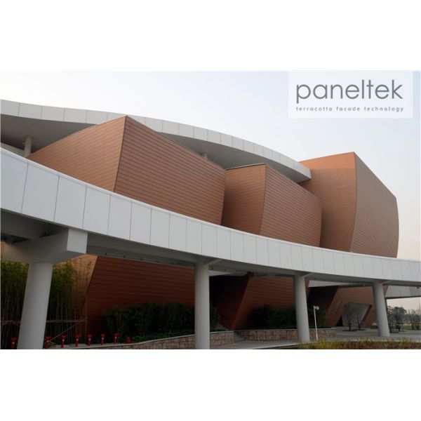 Easy Installation Exterior Wall Construction Materials Ceramic Rainscreen Cladding
