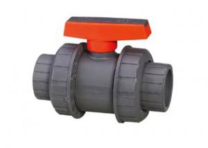 Buy cheap No Leakage Union Pvc Ball Valve , Mariculture Union Ball Check Valve SGS Listed product