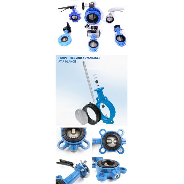 ISO/CE/API Certified Flanged Butterfly Valve 2-24 Inch Pressure Rating 150-300 PSI