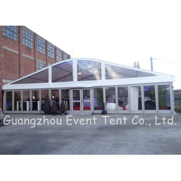 Luxury Large White Wedding Tent , Waterproof Outside Canopy Tent