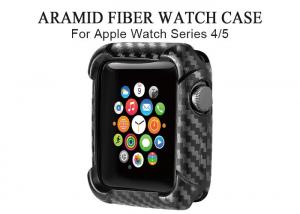 China Black Color Aramid Fiber Apple Watch Protective Case on sale