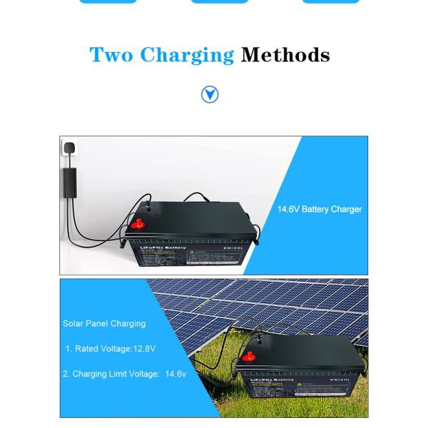Smart Rechargeable Lifepo4 Battery Pack 100ah 240ah Lithium Ion Backup Battery 12V