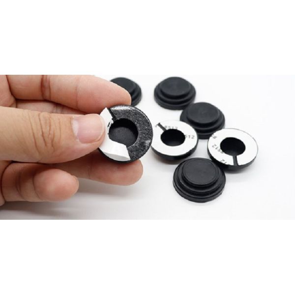 Pantone Color Silicone Shock Absorbing Pads 27x10mm For Car Door