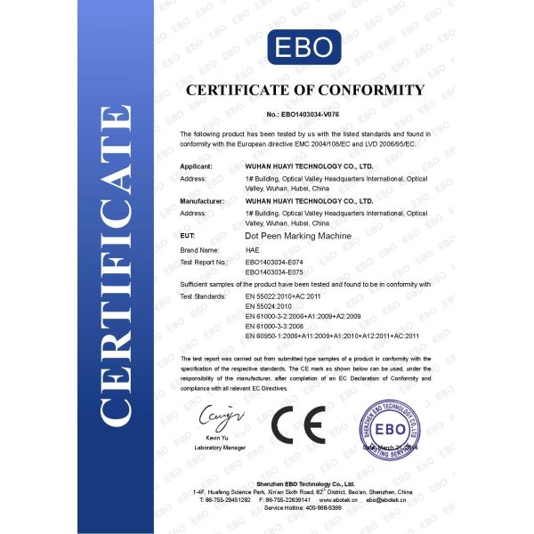 Pneumatic Metal Rotary Dot Peen Marking Machine With LCD Control