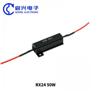 China RXG24 Black Aluminum Shell 50W Wire Wound Braking Resistor on sale