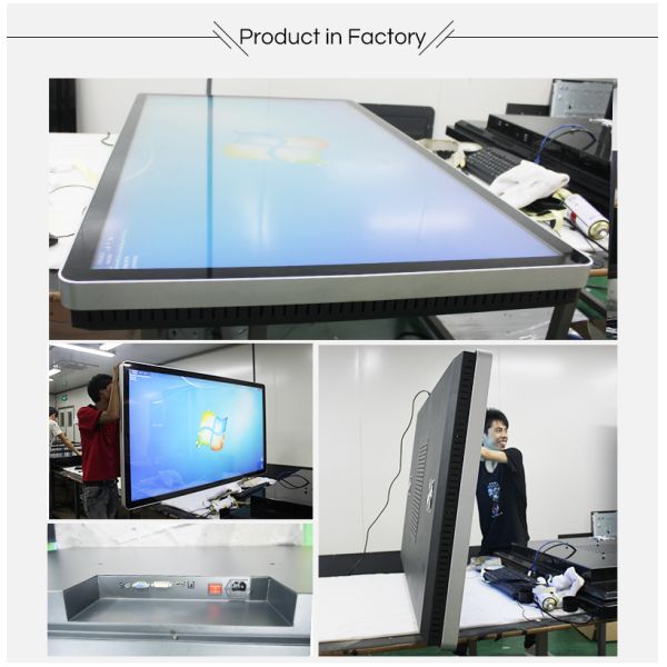 Android Wall Mount Interactive Touch Screen Kiosk 21.5Inch 300cd/m2