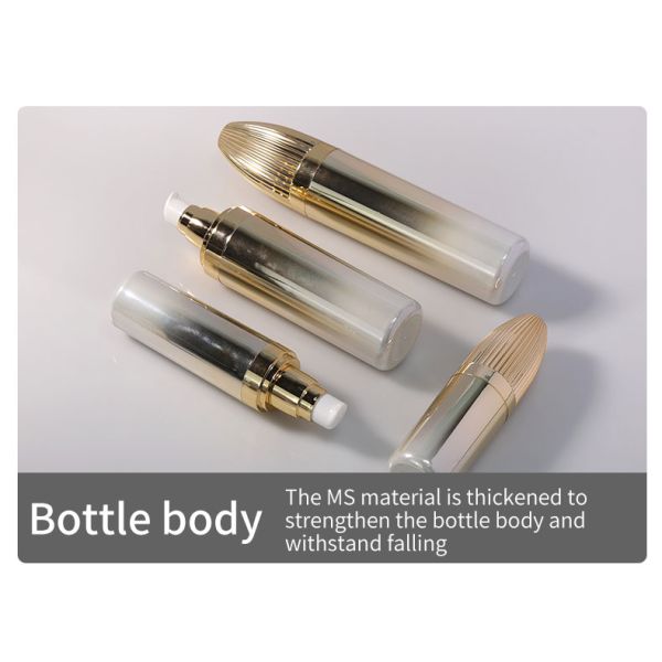 Electroplate Luxury Acrylic Set Liquid Foundation Bottle Face Cream Jar Pumb Spray Bottle For Cosmetic Packaging