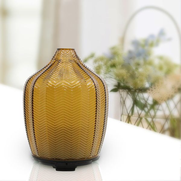 Homefish OEM Commercial Art Glass Aroma Diffuser Nebulizer Essential Oil 120ml Scent Machine Ultrasonic Aroma Diffusers