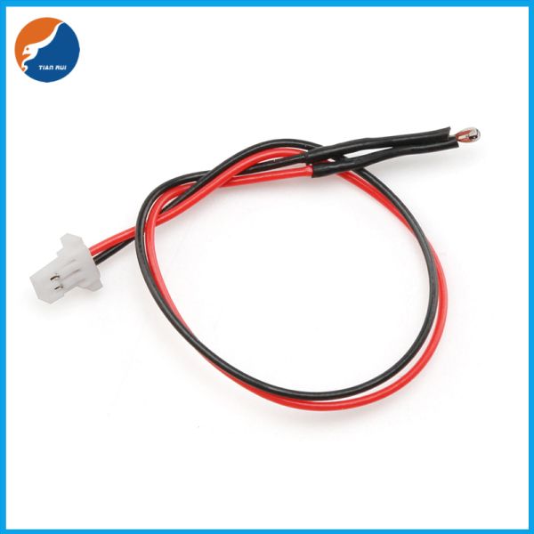 High Temperature 200C 300C 100K OHM 3950 Glass Encapsulated NTC Thermistor Sensor Probe For 3D Printers
