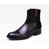 Buy cheap British Carved Leisure Mens Ankle Boots Pointed Toe Brogue Style Chelsea Boots from wholesalers