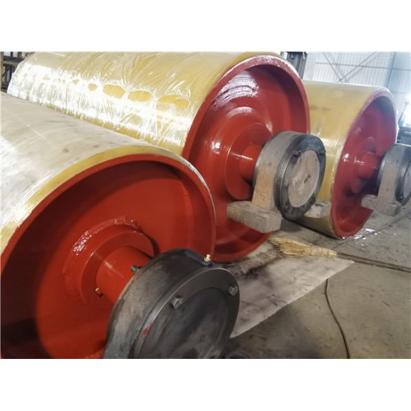 Head Tail 38mm Dia Conveyor Bend Pulley Drum For Heavy Duty Industrial Transport Line