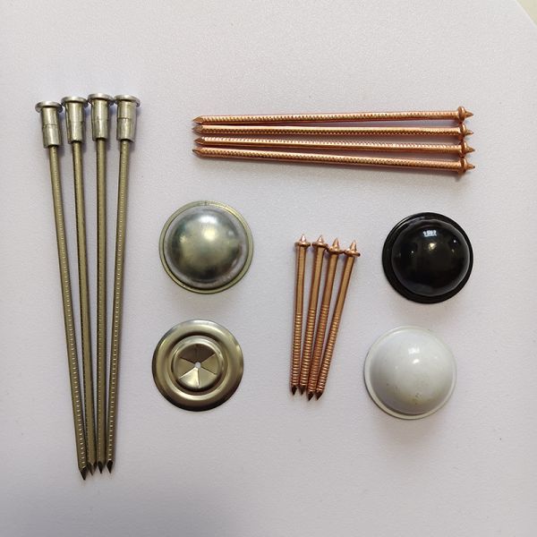 Steel CD Weld Pin Common Nail Corrosion-Resistant Welding Stud with Smooth Shank and Cap Head for Shipbuilding Applications