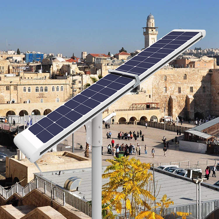 Automatic Sweep Smart Solar Street Light Dustproof High Power Super Brightness