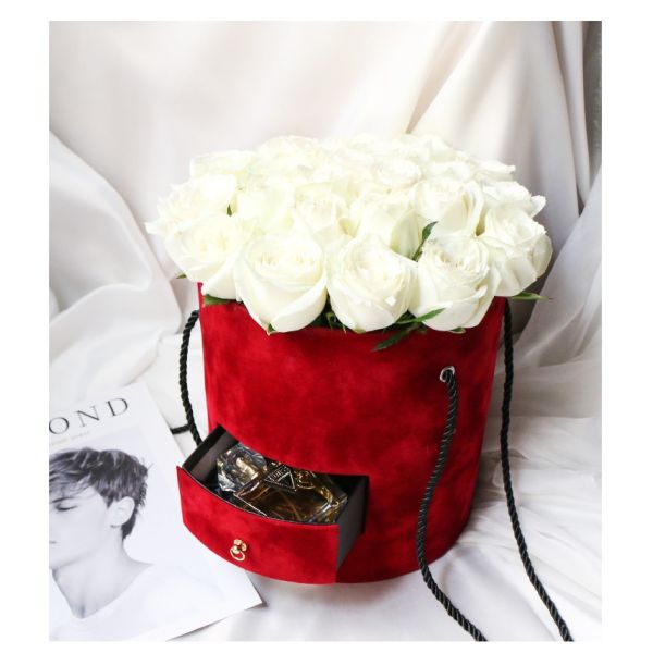 ODM Luxury Gift Forever Roses Box For Jewelry Chocolate Preserved Flower packaging