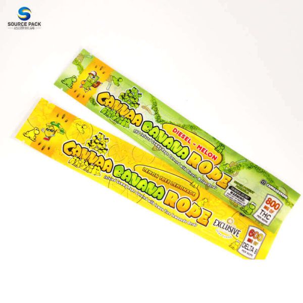 THC Candy Packaging Bags Plastic With Smell Proof And Zipper
