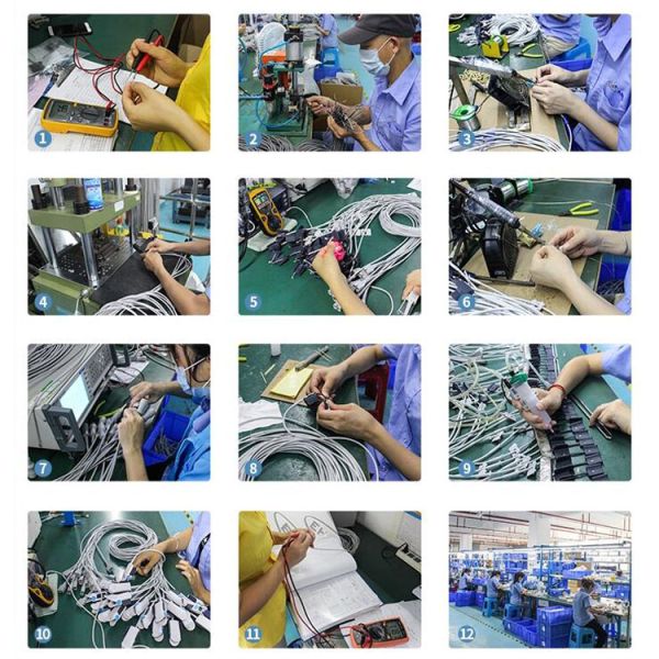 Medical Holter Cable DMS 300-3A 10 Leadwires Holter ECG Cable Surgical Suppliers