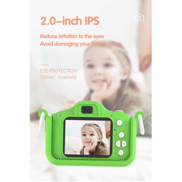 Mini Digital Camera X9S 1080P Video With Front And Rear Camera For Selfie Cartoon