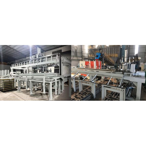 Automated Foundry Moulding Line Horizontal Parting Molding Production Line For Wet Sand Casting