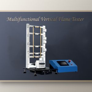 Multifunctional Vertical Flammability Tester Machine ISO 6940 PLC Control