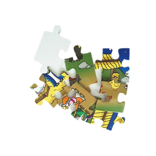 Offset Printing Cardboard Paper Jigsaw Puzzle Magnetic Building Toys For Toddler