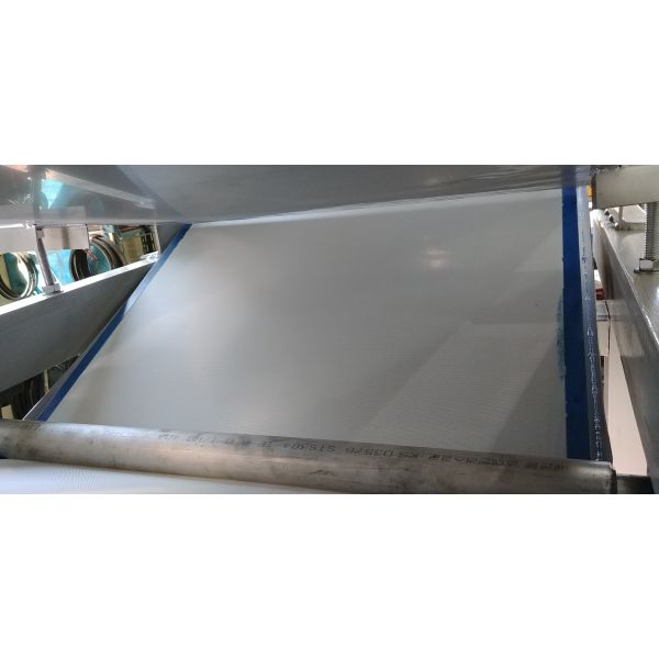 100% Polyester Yarn Plain Weave Mesh Belt Square Opening For Food Drying