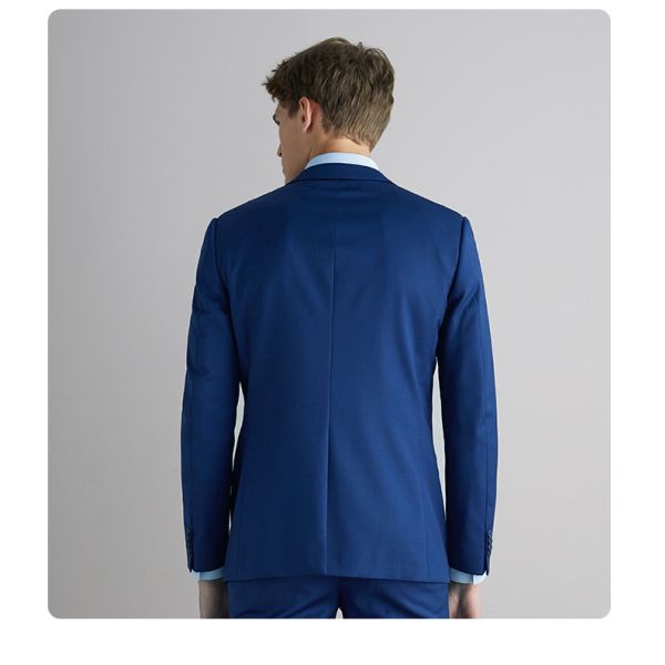 Support 7 Days Sample Order Lead Time Double Breasted Closure Men's Business Suits