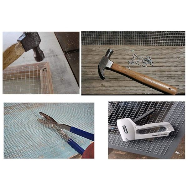 Construction Welded Wire Mesh 1/4" X 1/4" Opening 1m Wide Square Hole