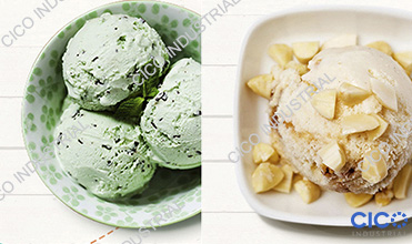 Green Ice Cream Making Machine 0.7L Inner Tank CE Certification