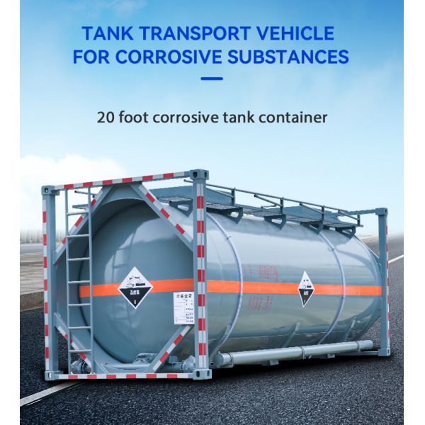 Custom Chemical ISO Container 20ft 30ft 40ft External Dimensions 6058mm*2438mm*2591mm