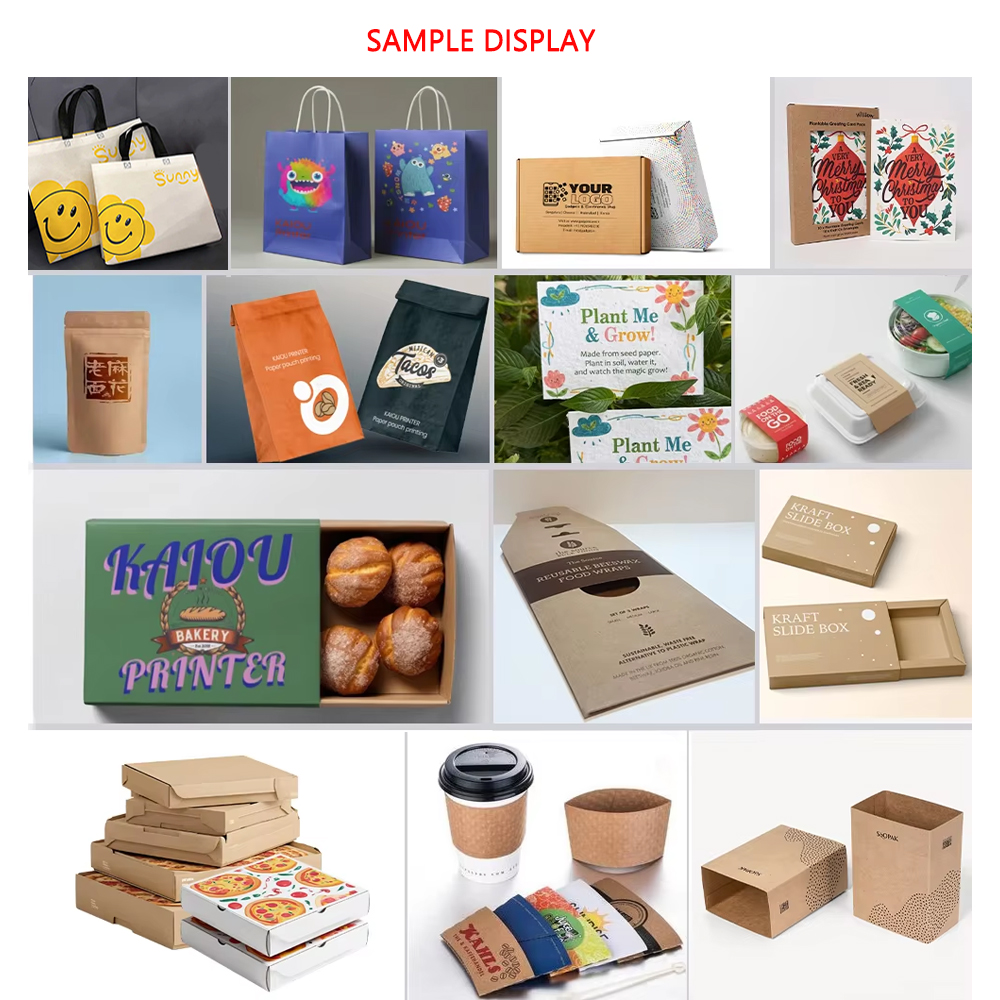 Desktop Inkjet Printing Machine High-Speed Single Pass Digital Printer For Coffee Cups Napkins Kraft Paper Bags