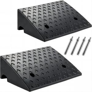 China 19X15in Rubber Driveway Ramps Road Safety Accessories For Wheelchairs Bikes on sale