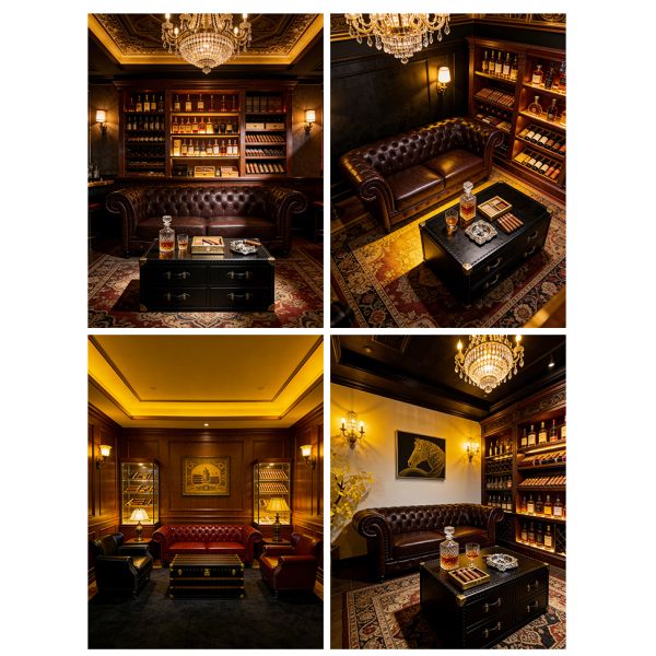 Nidea #862 Classic Chesterfield Sofa Made from Oil Wax Leather with Rolled Arms and Nailhead Detailing for Lounges and Hotels